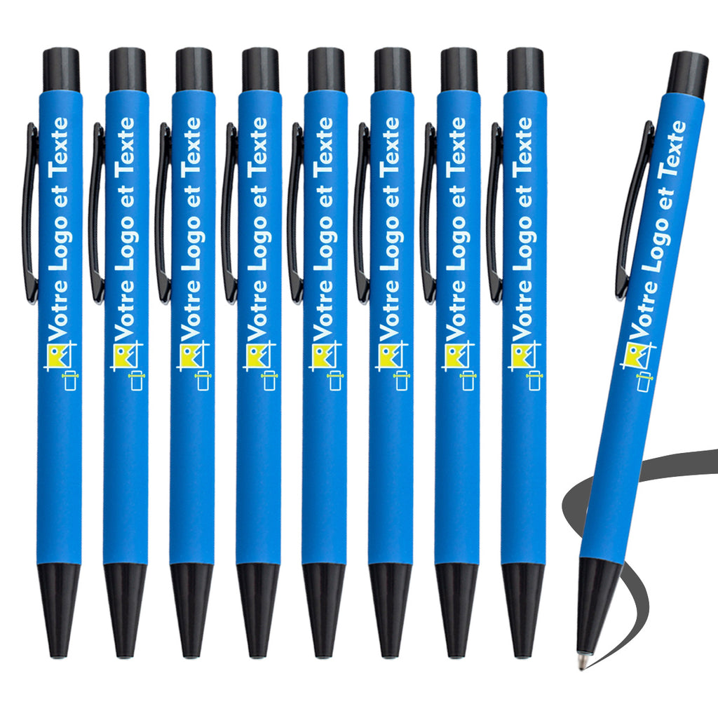 50 custom text logo ballpoint pens new bulk custom pens rich