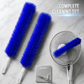 2pcs fan cleaning brush hook flexible fan dust removal brush