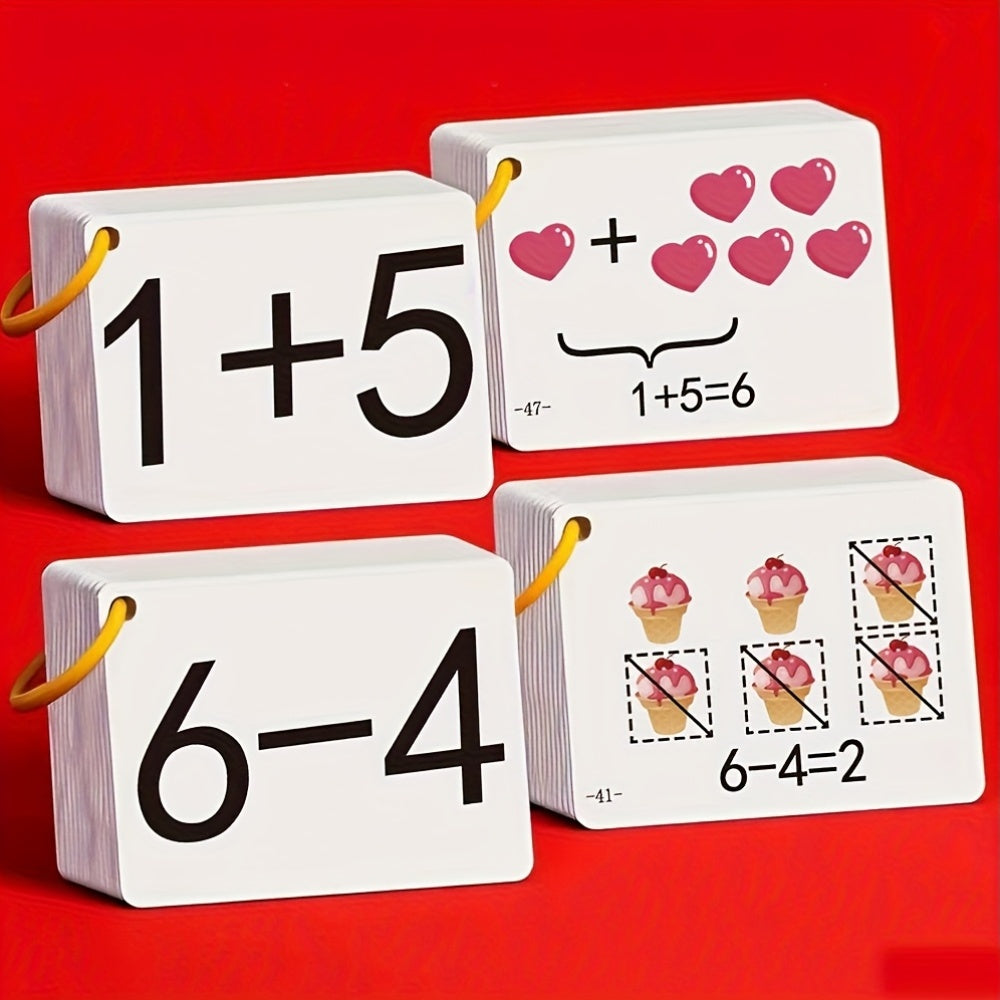 set 132 cards addition subtraction   0 10