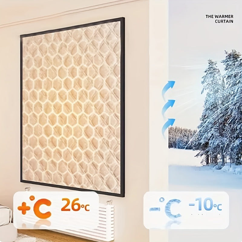 blackout thermal insulated curtain suitable no drill tape