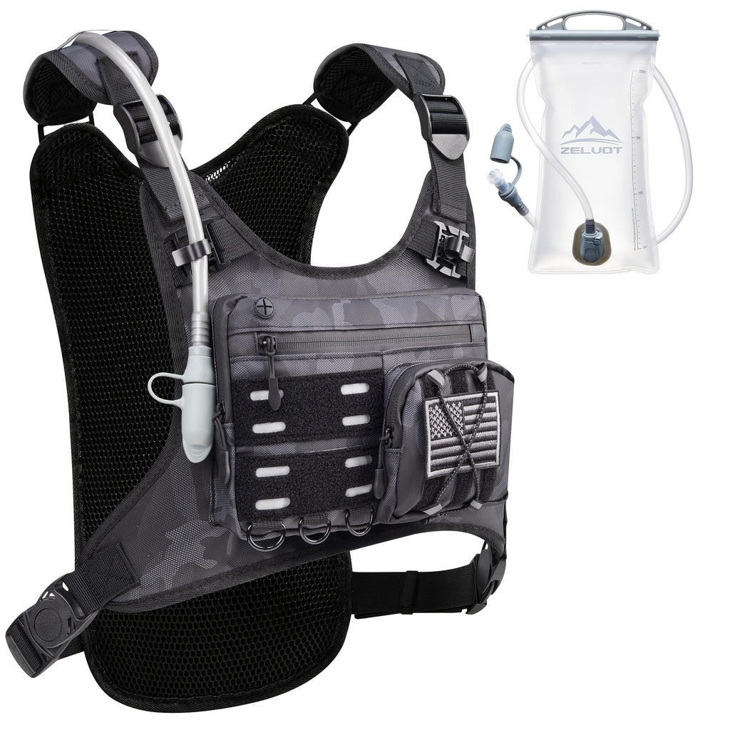 running vest 3l water bladder lightweight adjustable chest