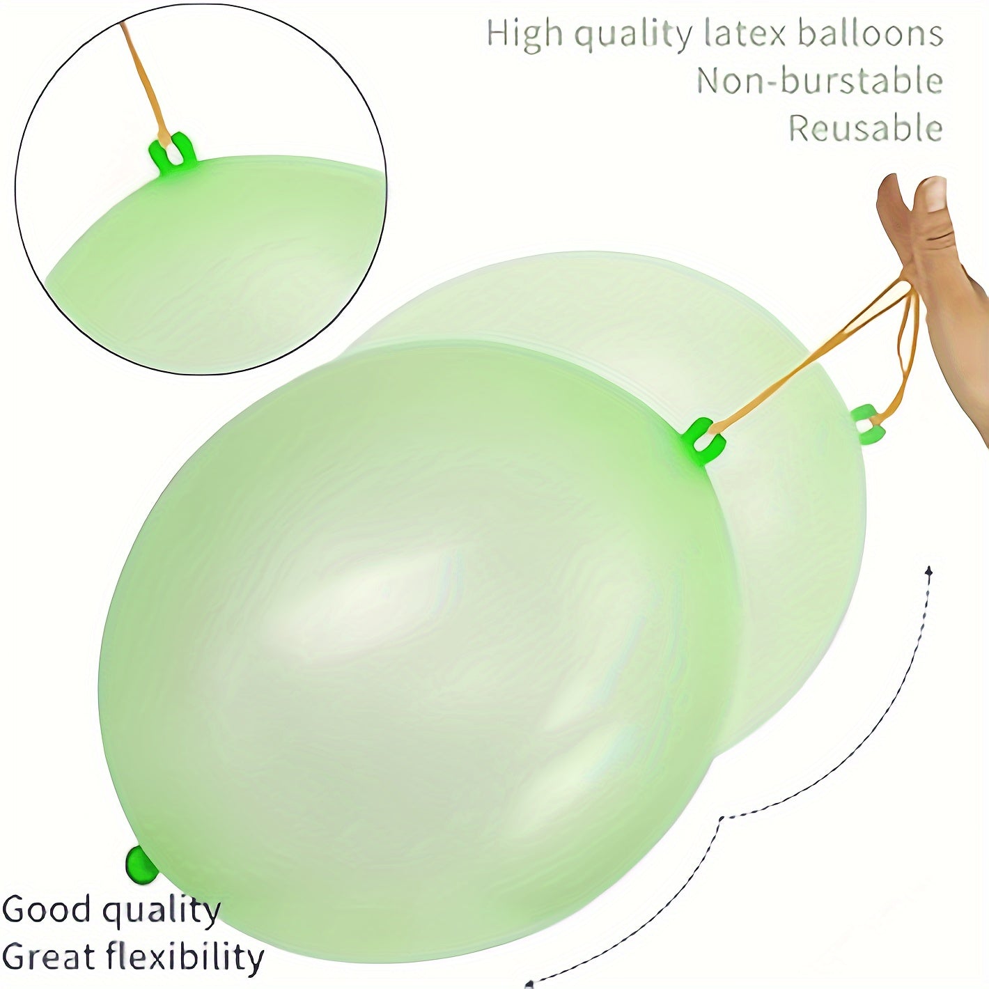 12 20 30pcs punch balloons punching balloon heavy duty party