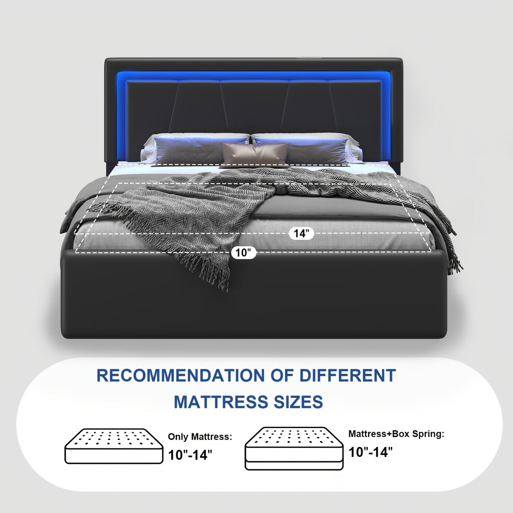 upholstered platform bed frame 4 storage drawers twin full