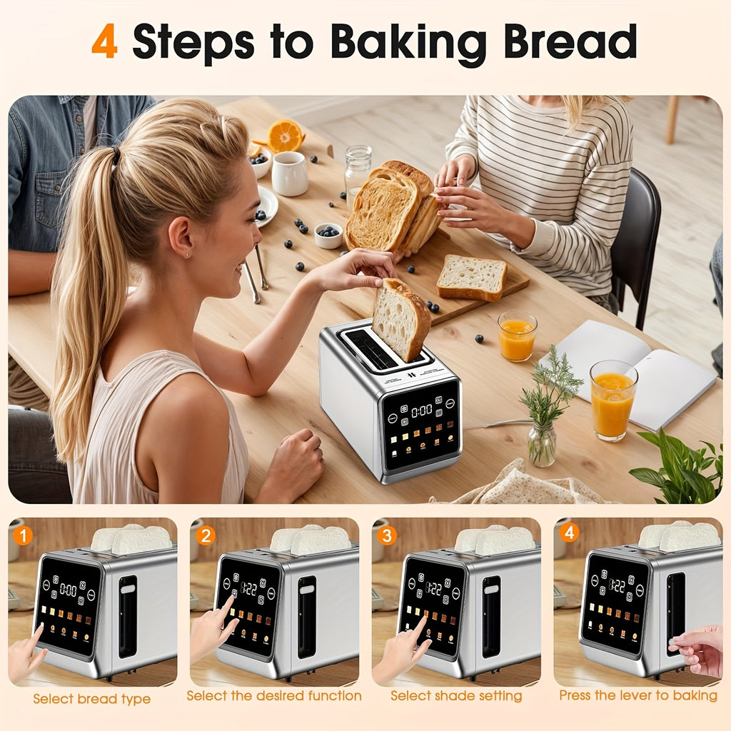 toaster 2   stainless steel