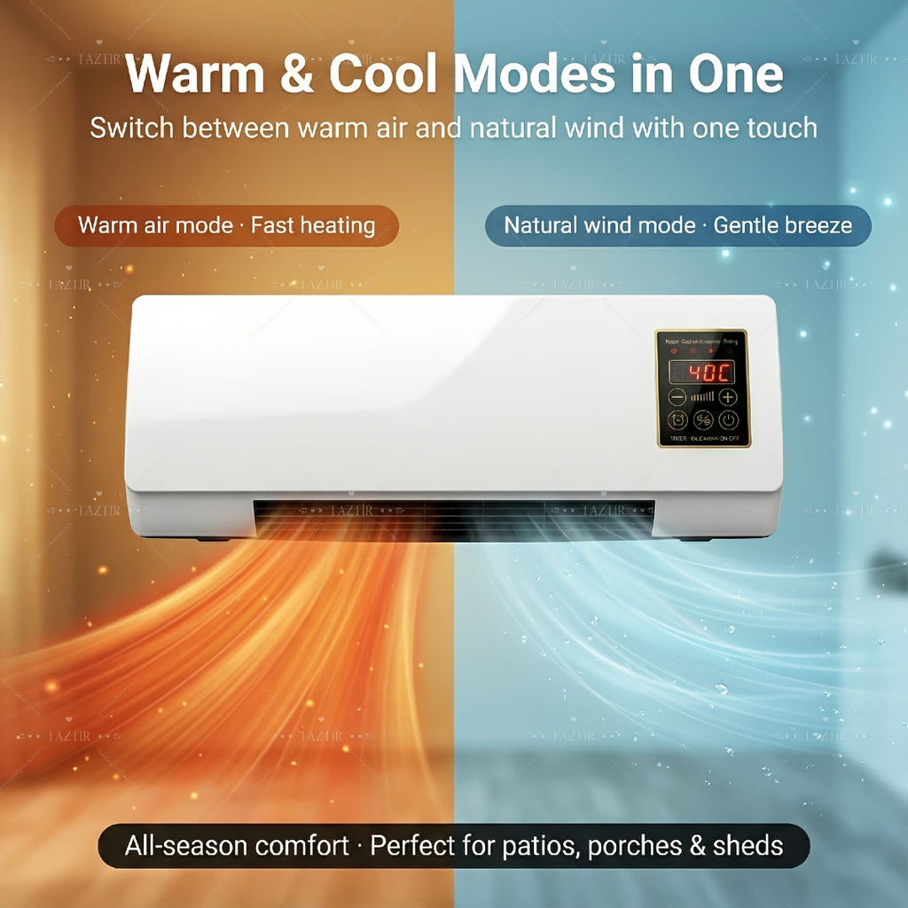 1200w wall mounted heater     winter summer