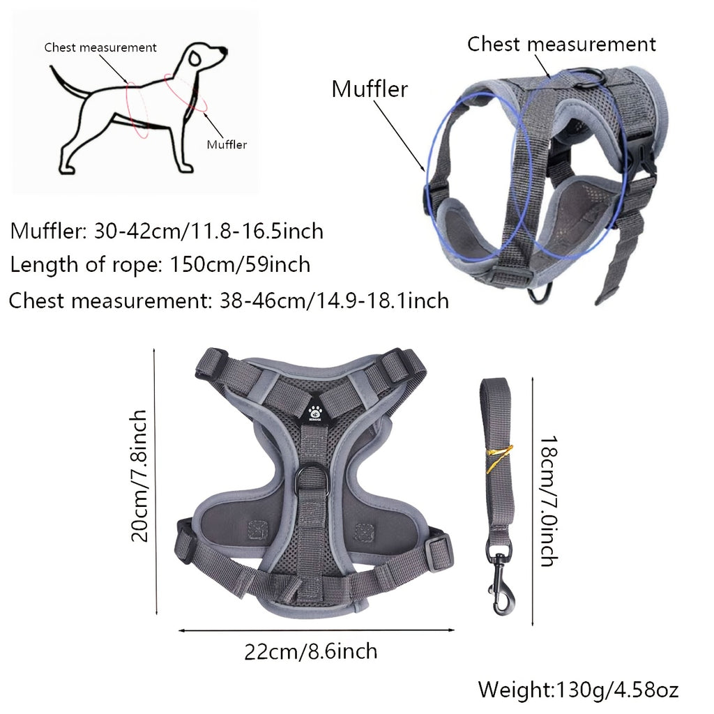 cat harness leash walking escape proof soft adjustable vest