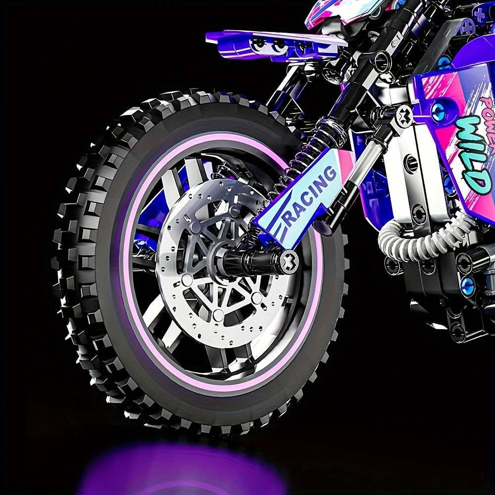 motorcycle building block set 476pcs collectible motorcycle