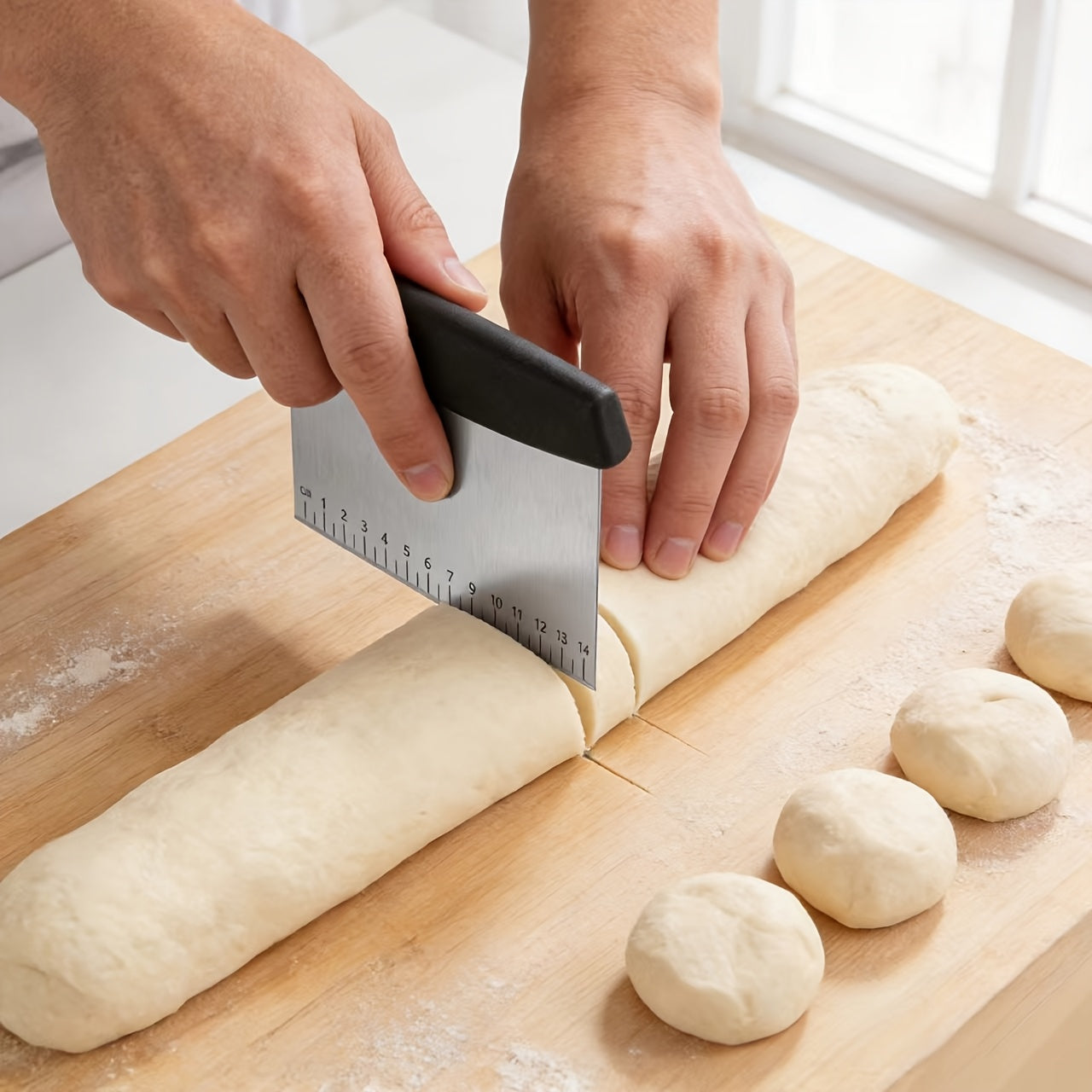 stainless steel scraper dough cutter   spatula