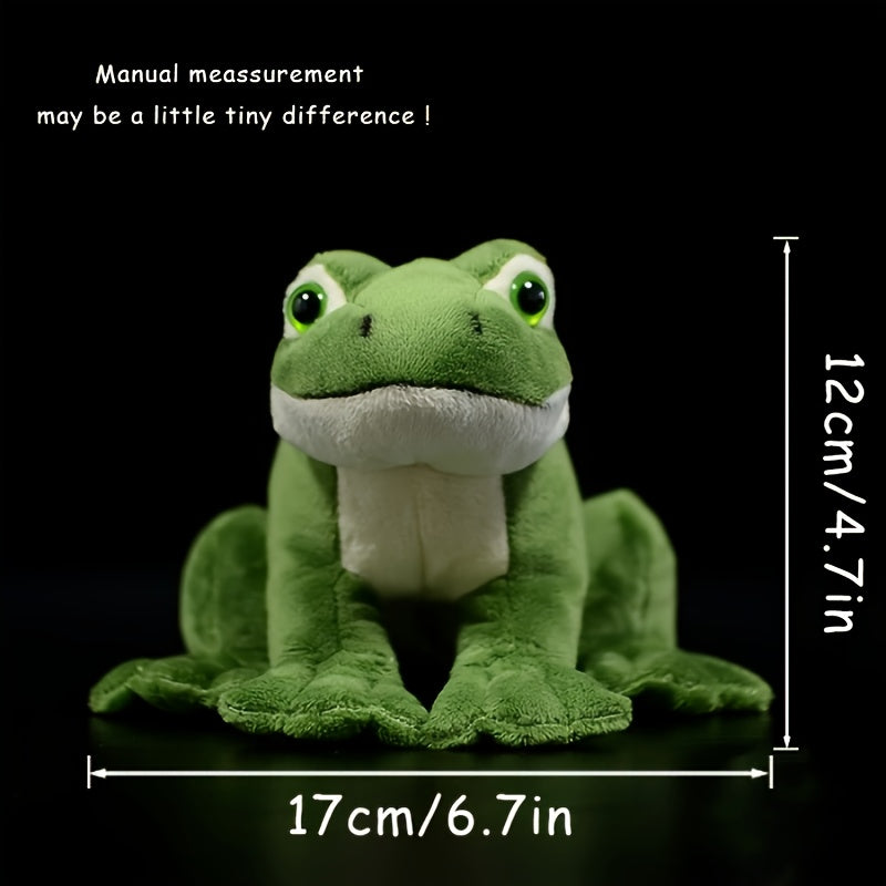 adorable   realistic frog plush toy a soft stuffed