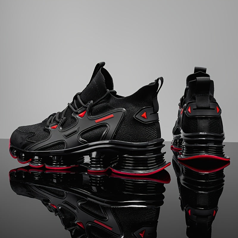 mens breathable low top sneakers running shoes