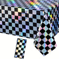 1pc black silvery   tablecloth table cover wedding