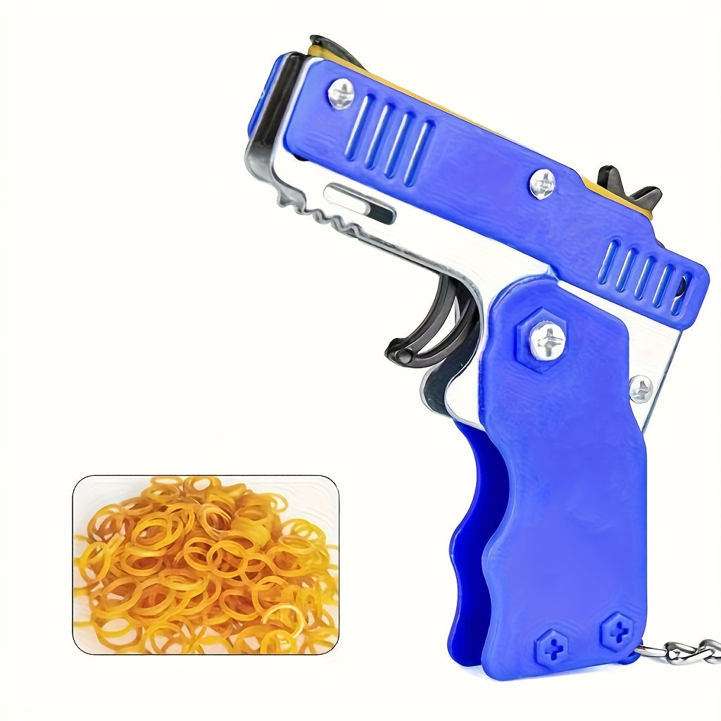 band launcher toy set metal foldable   keychain home