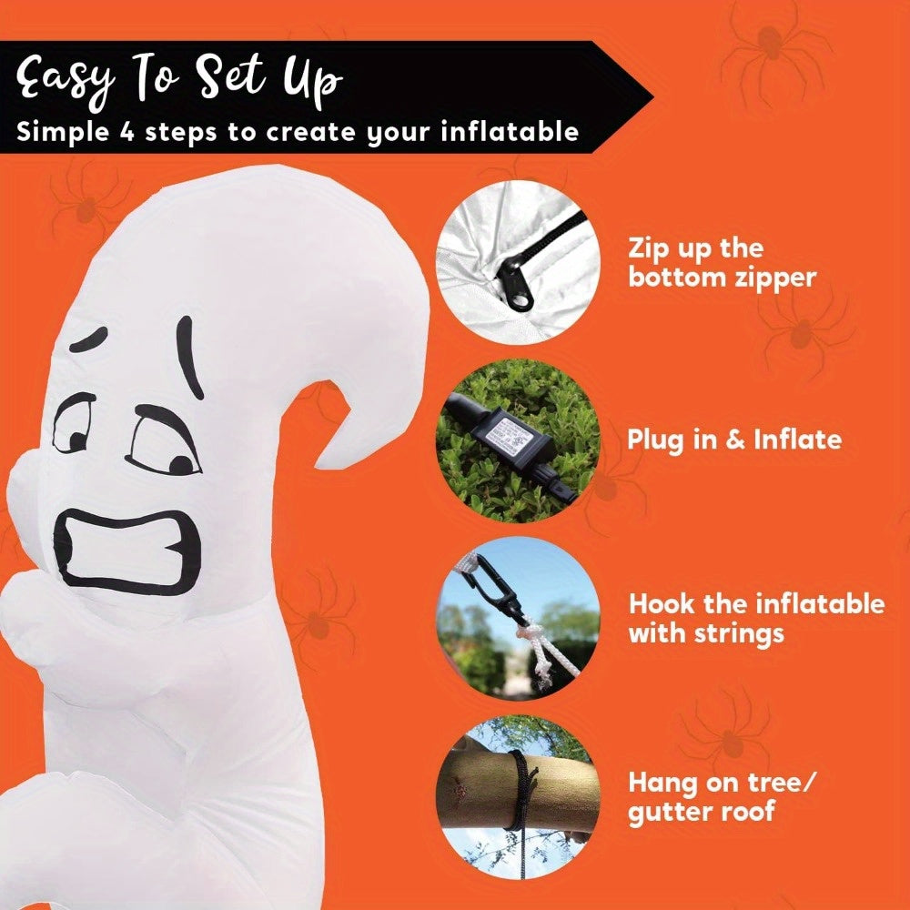 4 ft halloween inflatables ghost outdoor decor blow yard