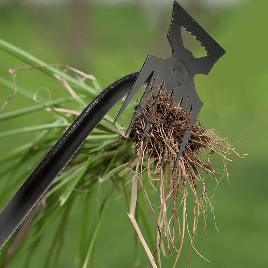 heavy duty manual weeding tool   long handled