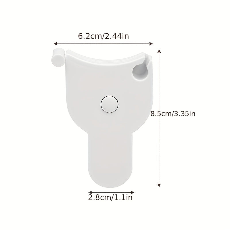 1pc   automatic retractable body tape measure locking