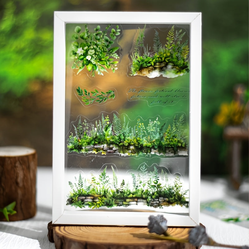 24 sheets book sticker book     series plant