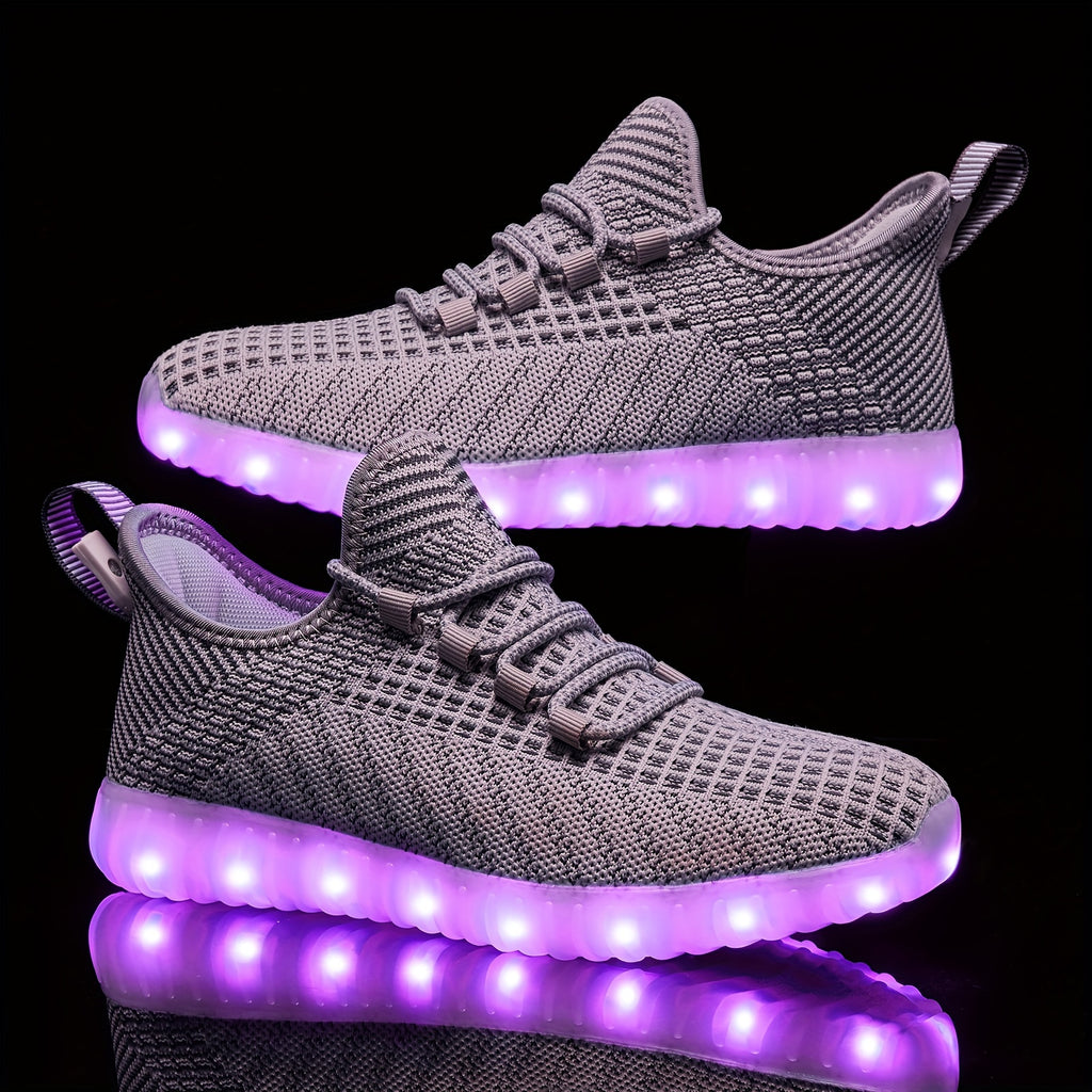 women men light shoes usb charging led shoes   halloween