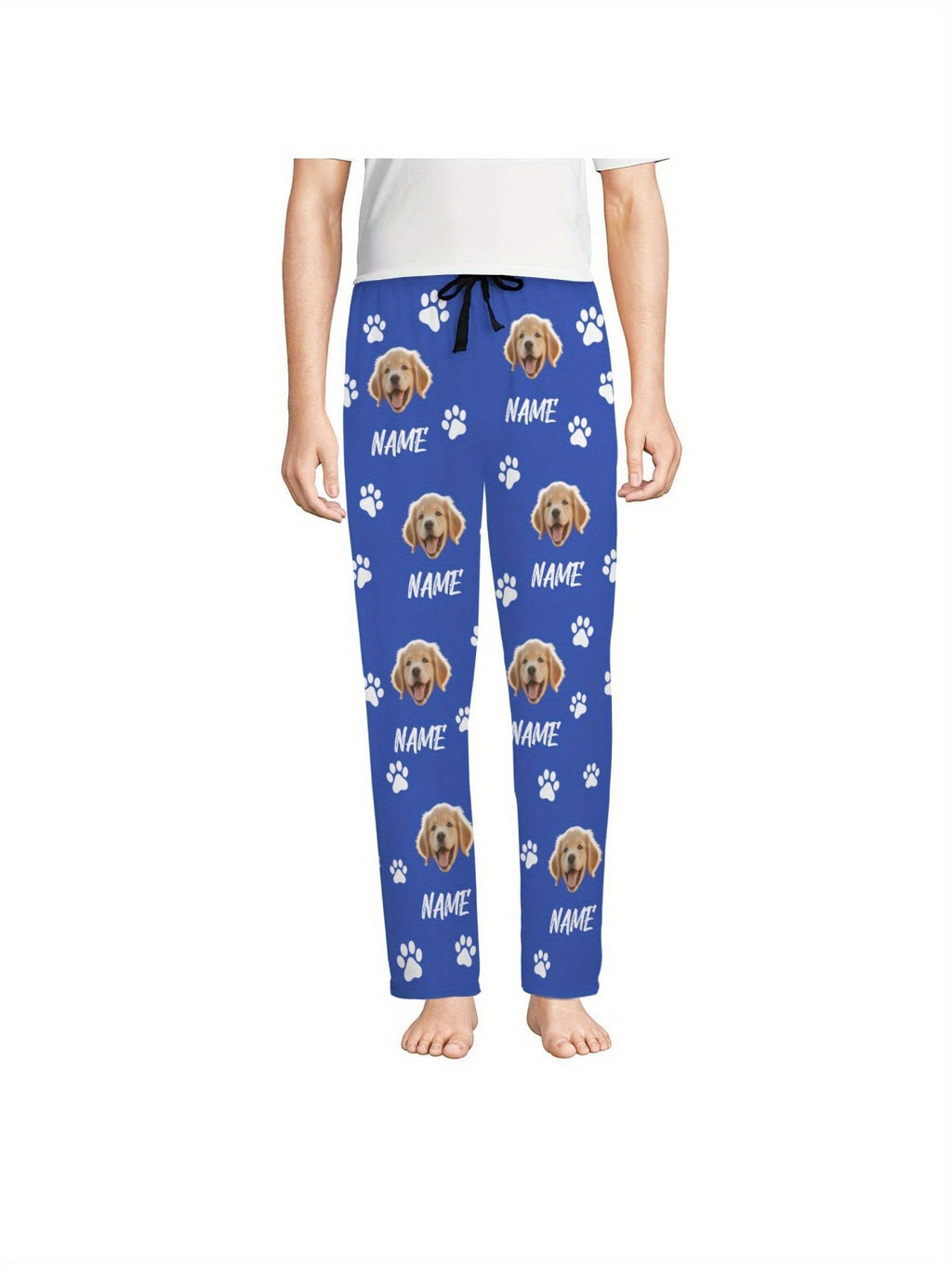 custom mens pants a face