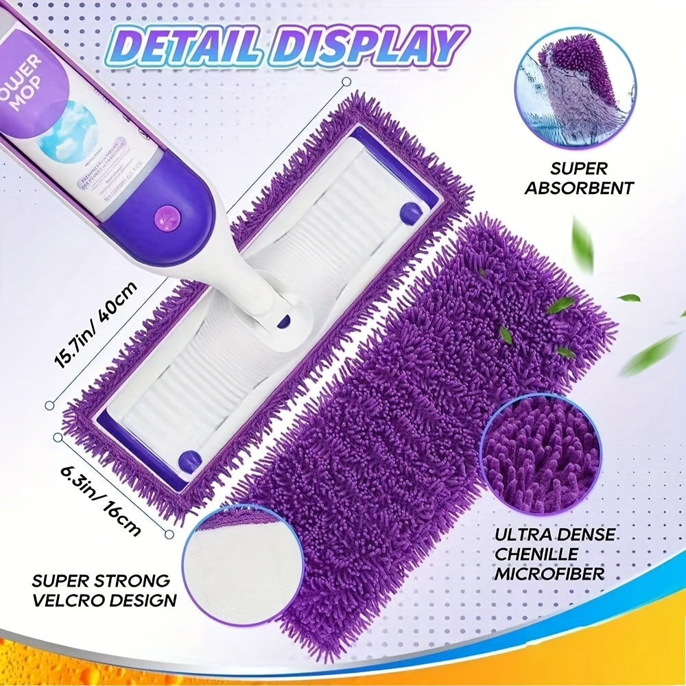 reusable microfiber mop replacement pads 4 pack hard floor