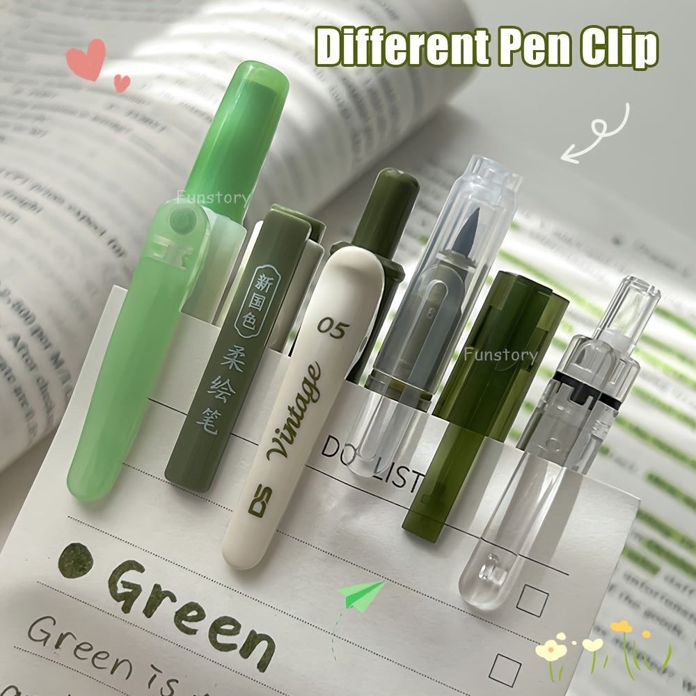 6pcs gel pen colored   calligraphy pens 0 5mm fine