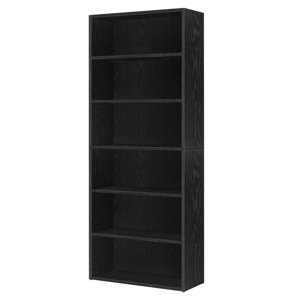 6 tier open bookshelf display space saving bookcase home