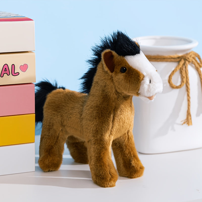 cute   horse plush toy kawaii soft stuffed animal