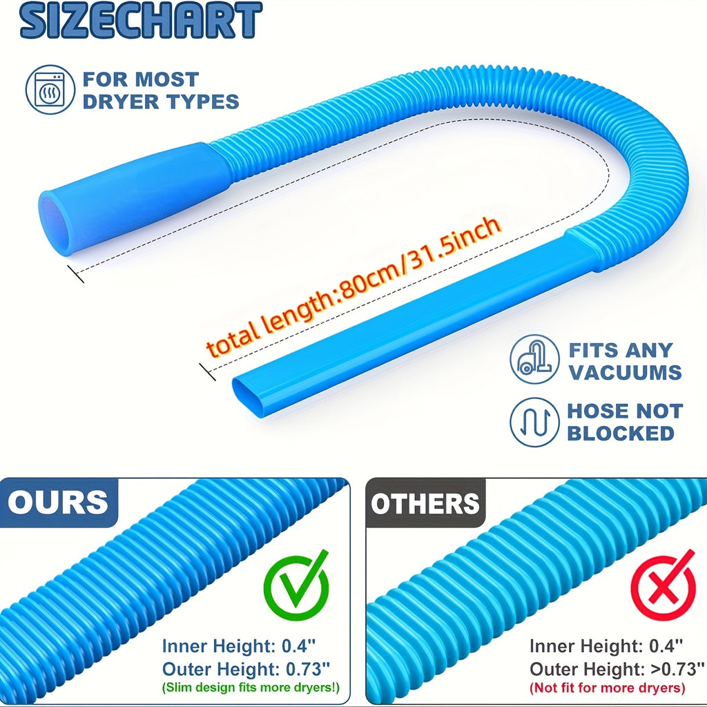 1pc dryer vent cleaner hose flexible lint removal vacuum