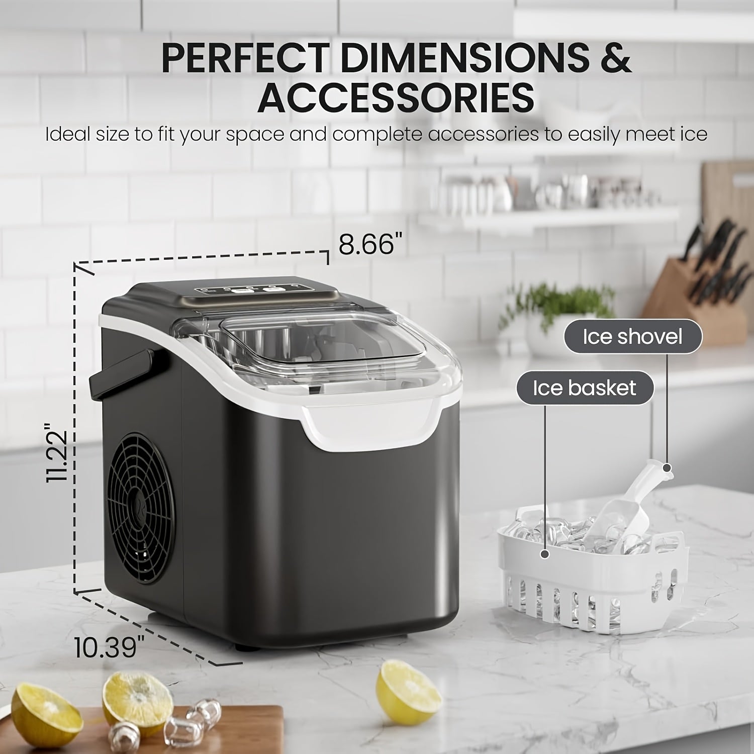 ice makers countertop 26 lbs day 35lbs day pebble ice