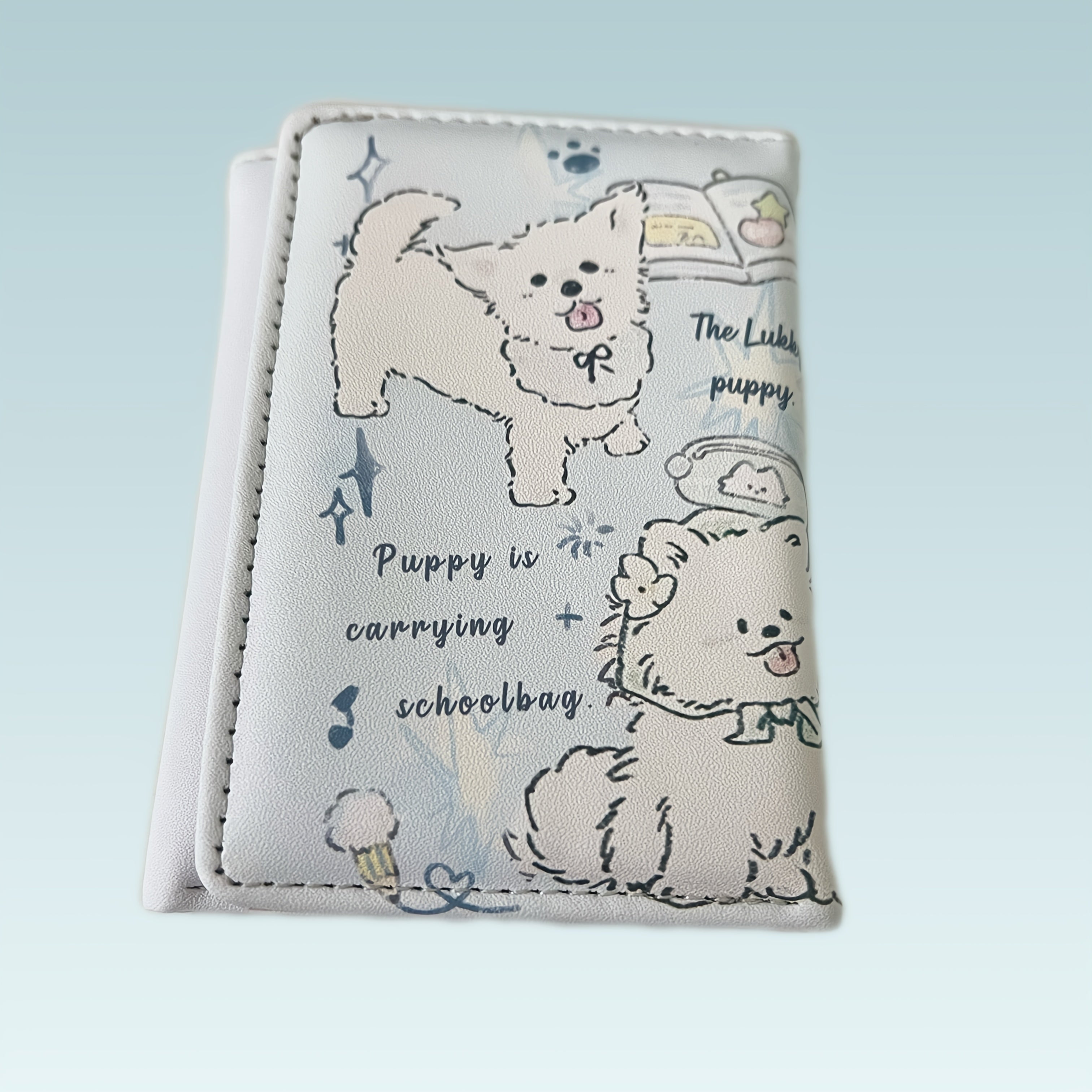 kitten star trifold wallet couple style   large