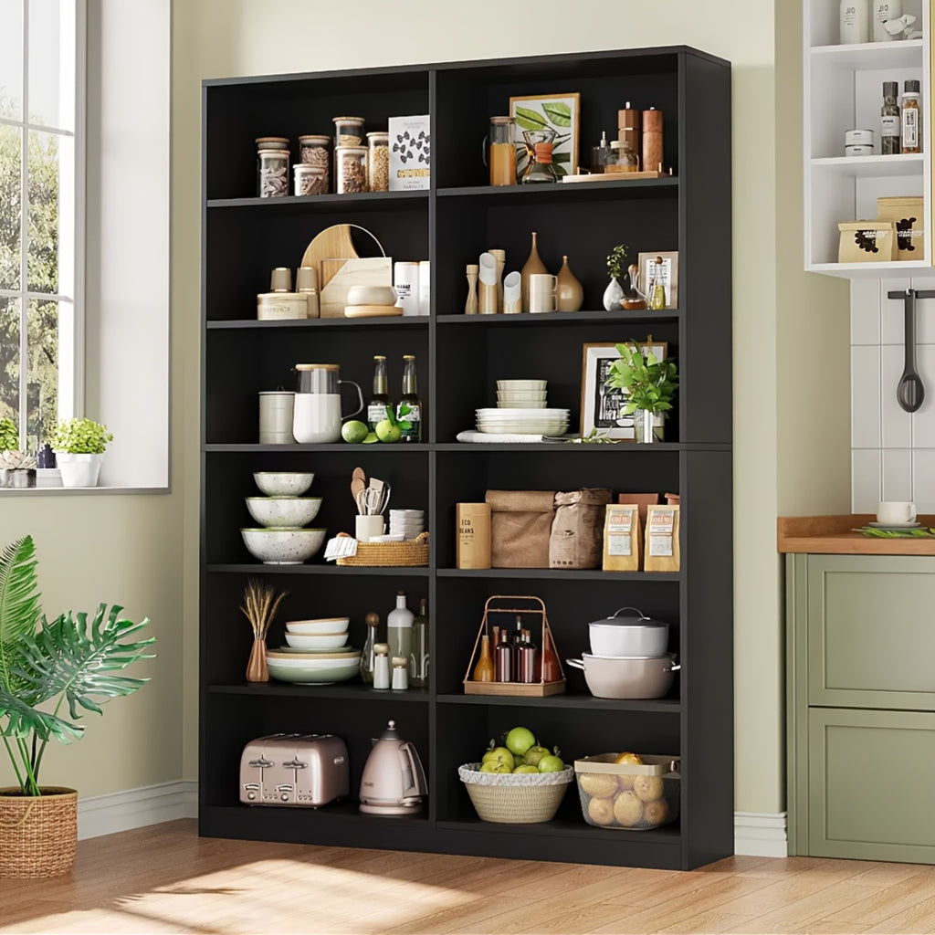 fultru 74 3 bookshelf bookcase   6 tier bookcase