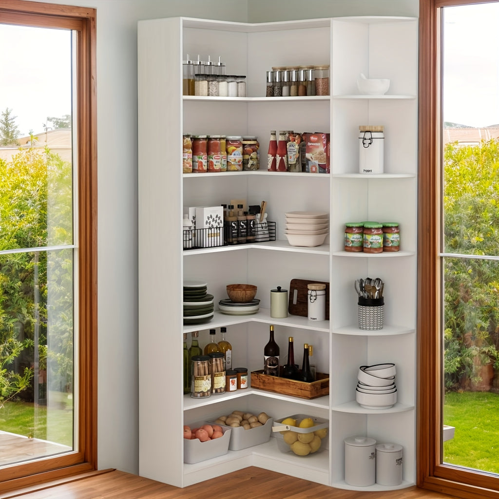 contemporary 71 inch tall bookshelf a   corner unit