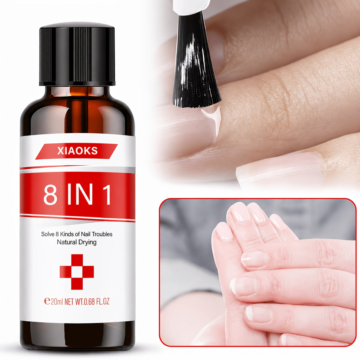 8 in 1   nail care essence enriched keratin