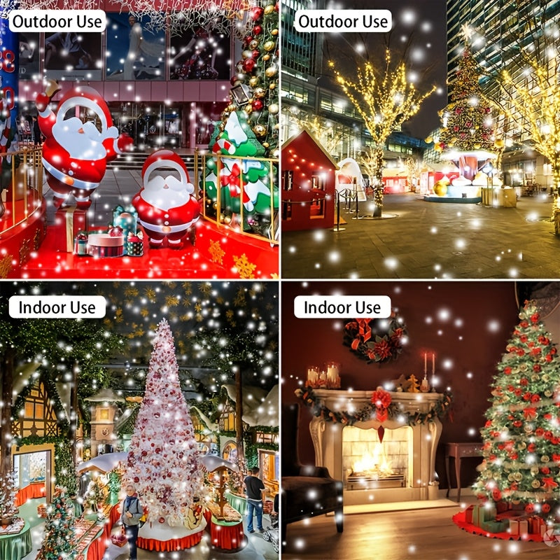 an   outdoor snowflake projection light suitable