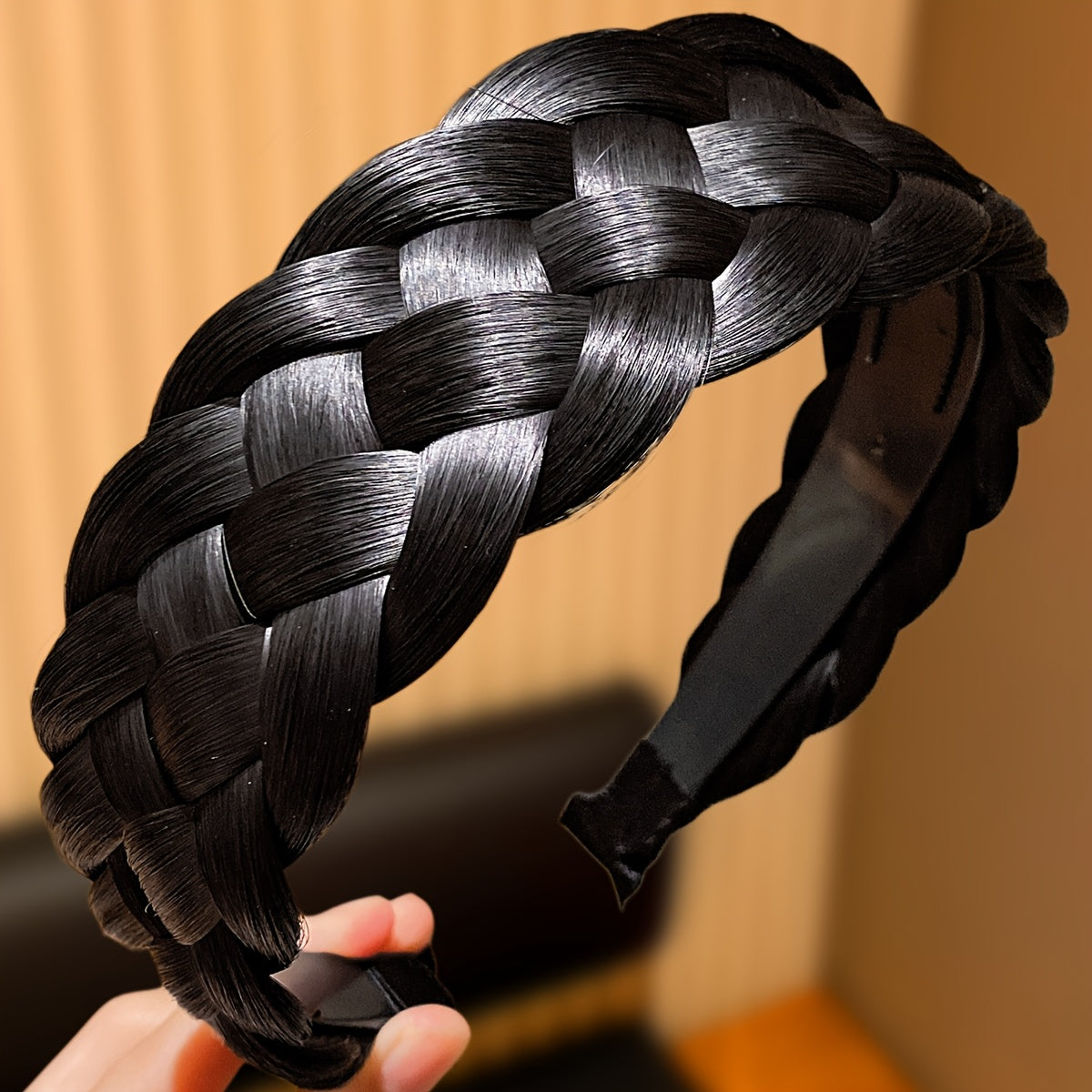 1pc multicolor thick braided womens headband gift women