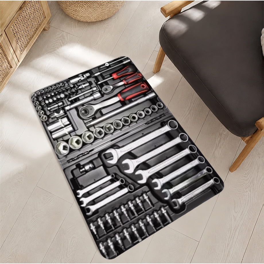 2d flat material door mat outdoor courtyard door mat tool