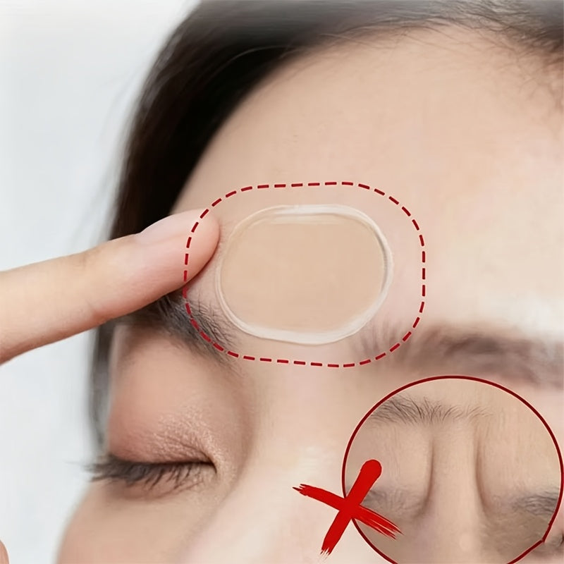 48pcs self   sleep forehead patches reusable elastic