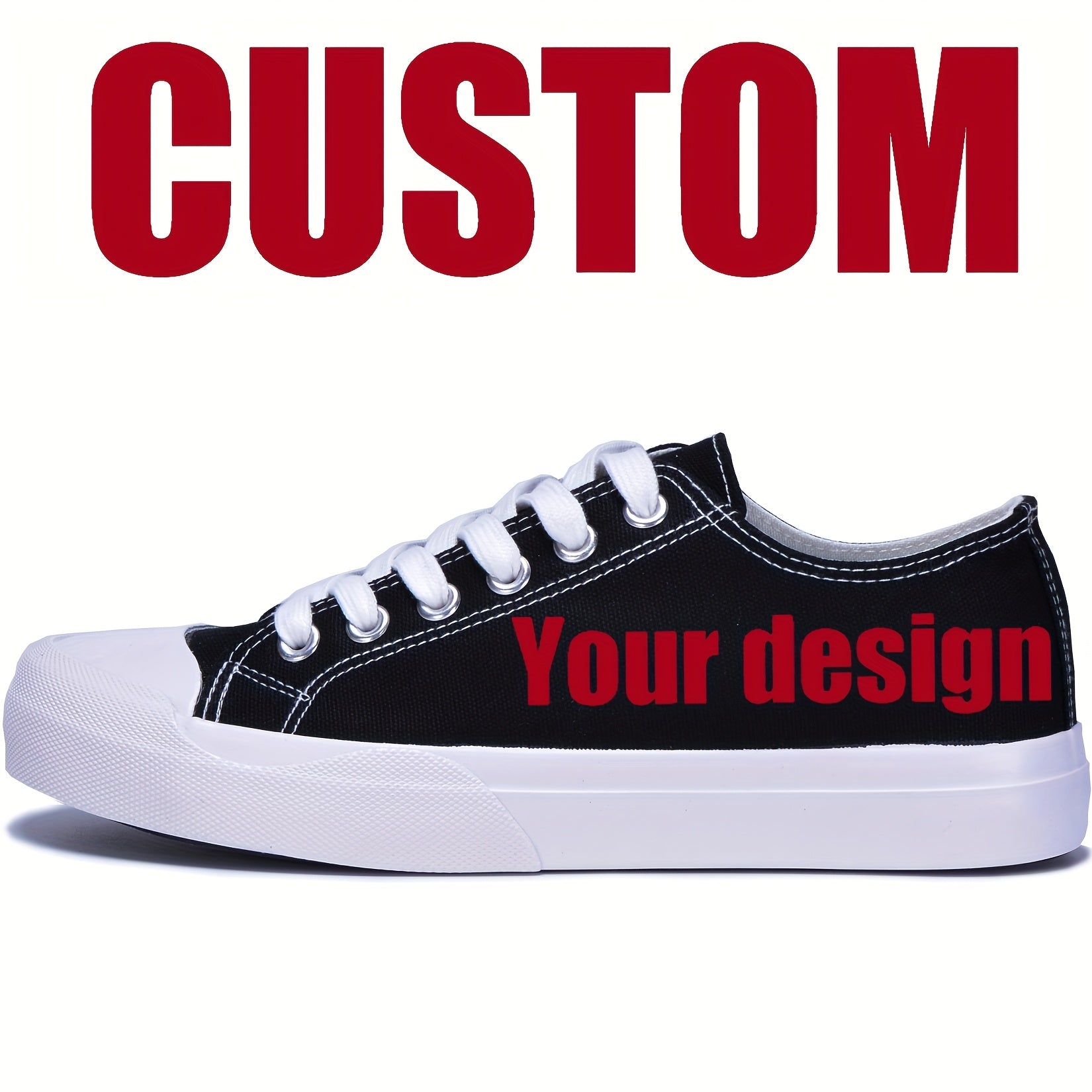 custom photo image text name white low top white high top