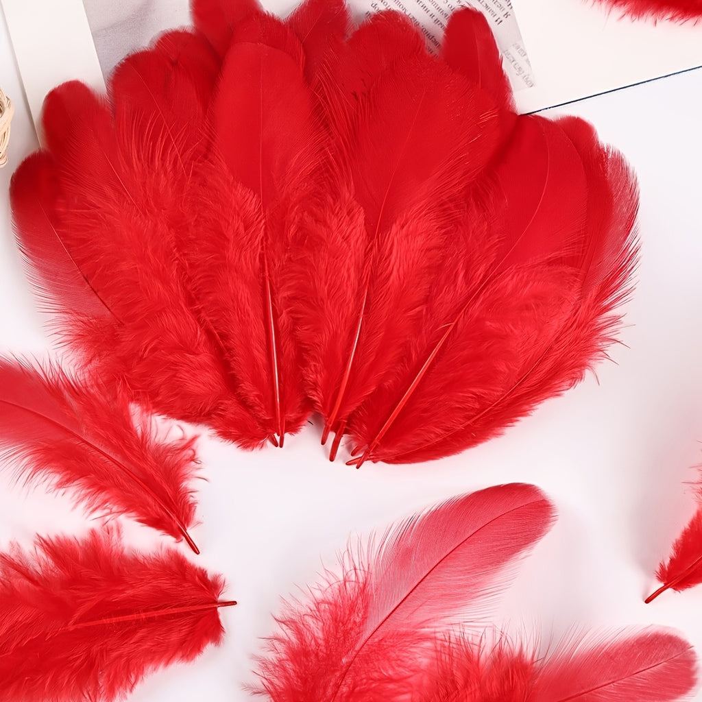 297pcs colorful artificial feathers suitable diy crafts