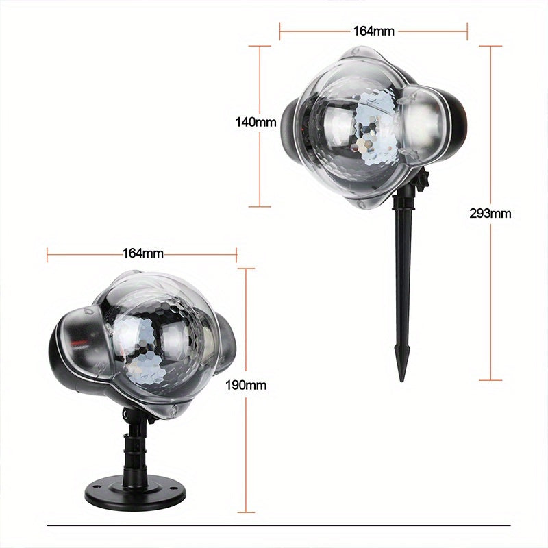 an   outdoor snowflake projection light suitable