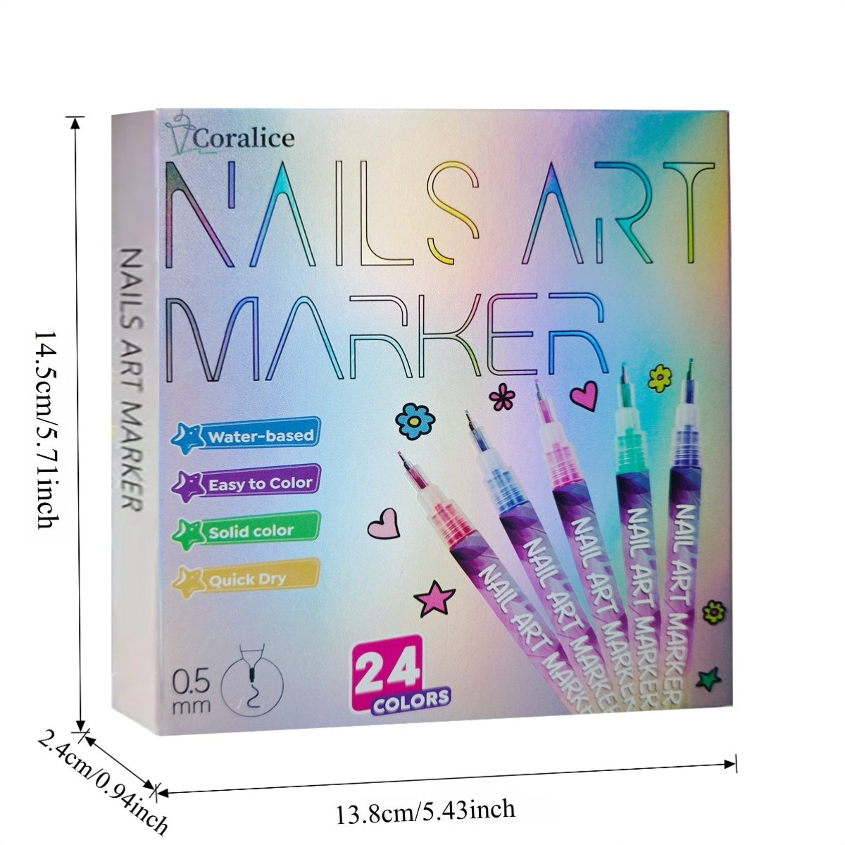 1  color nail art pens nail art pen 3d doodle nail art