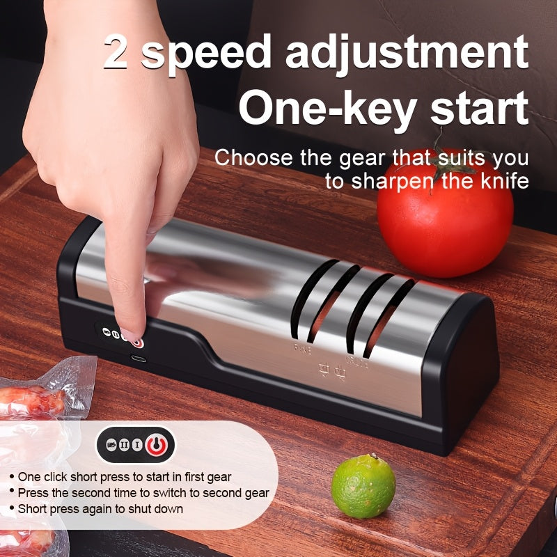 electric knife sharpener fast sharpening   adjustment