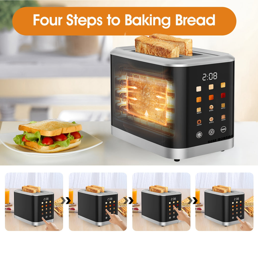 2   toaster   toaster 1 5 in wide slot bread