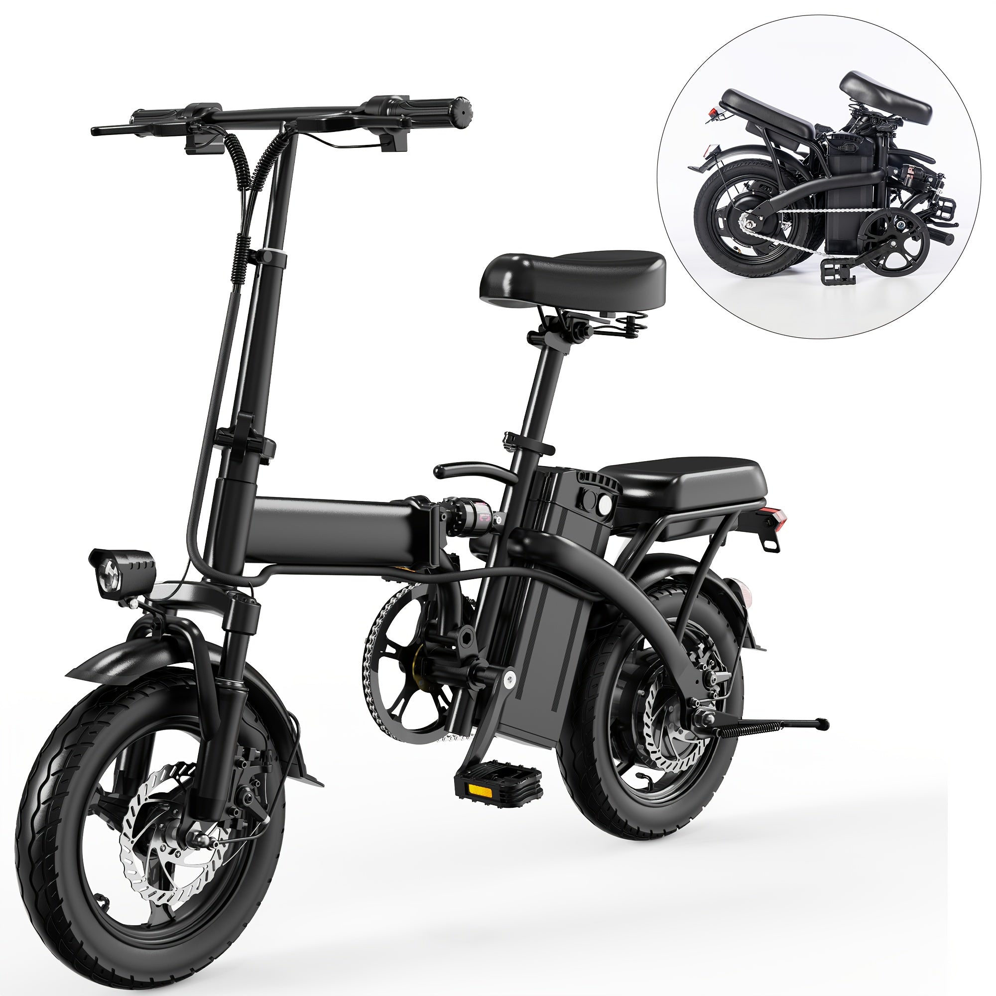 electric bike 48v battery brushless motor 15 20mph folding