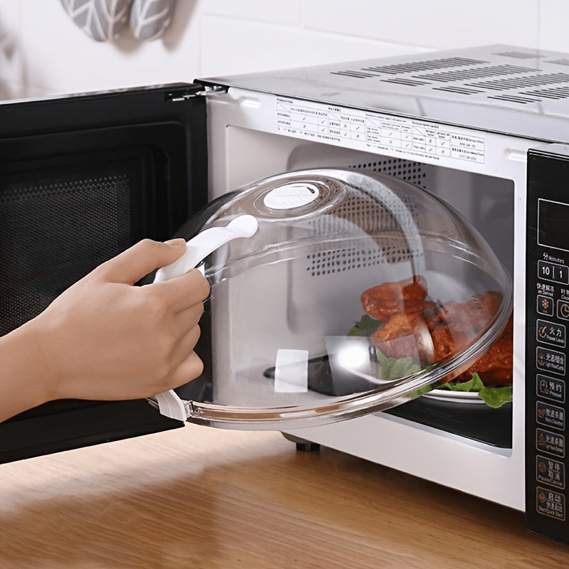 1pc microwave food cover splatter guard heating dishes oil