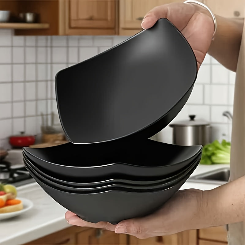 set 4 plastic salad bowls perfect family   everyday