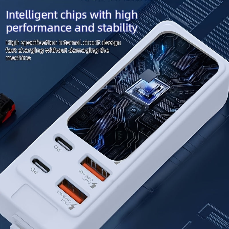 12 port 66w usb fast charging station high speed charging 6