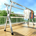 foldable clothes drying rack suitable indoor outdoor use