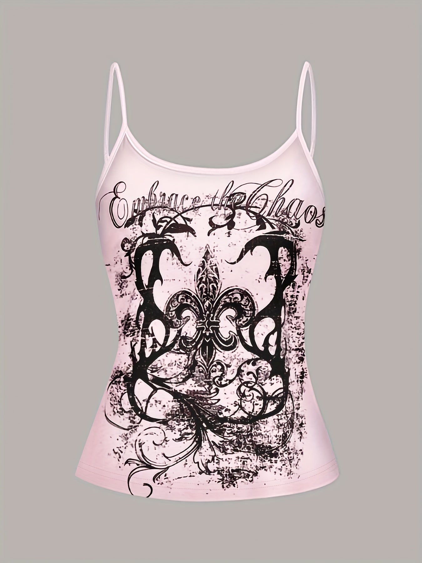 3pcs   womens vintage floral print camisole set