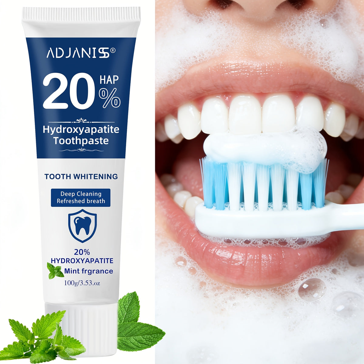 20 hydroxyapatite toothpaste fluoride free