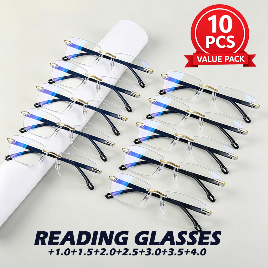 value 10pcs set   glasses luxury diamond cut